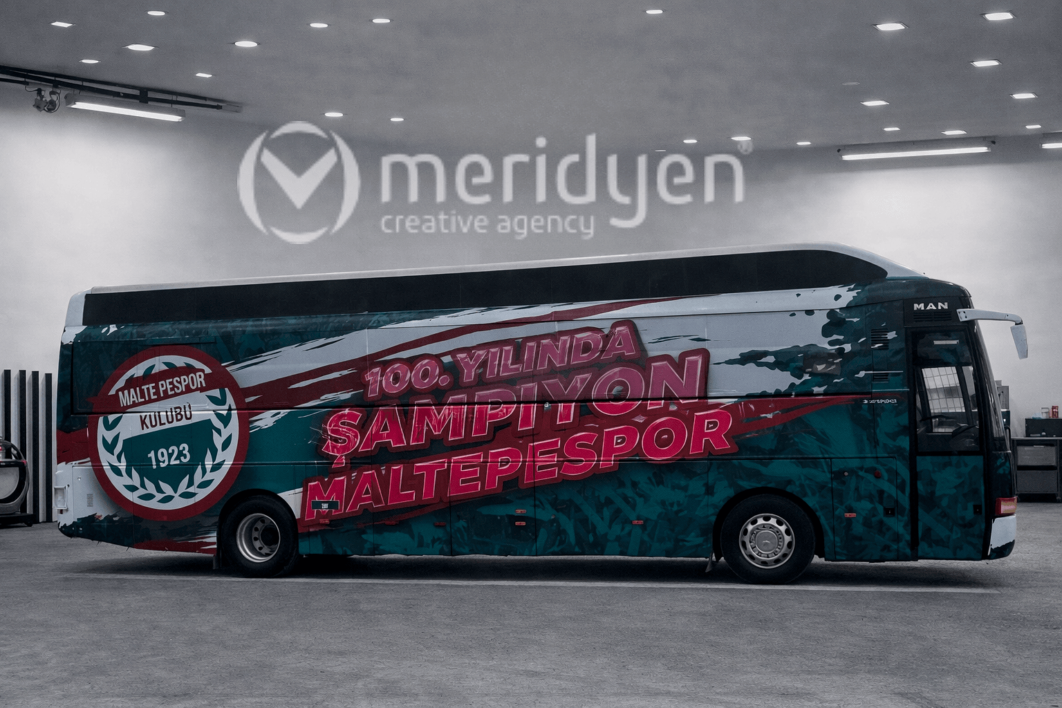 Maltepespor Otobüs Araç Giydirme – Meridyen Ajans İstanbul